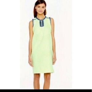 J. Crew Lime Green Sleeveless Dress